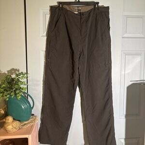 REI Men's Black Cargo Hiking Outdoor Pants‎ Sz 36/32